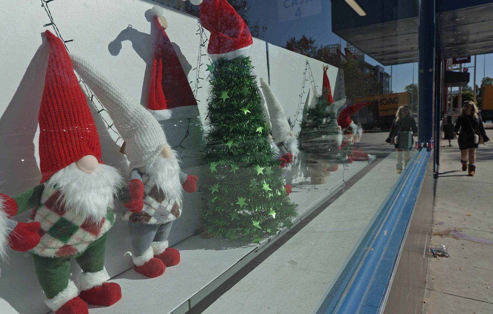 Fotos de compras navideñas en la comarca