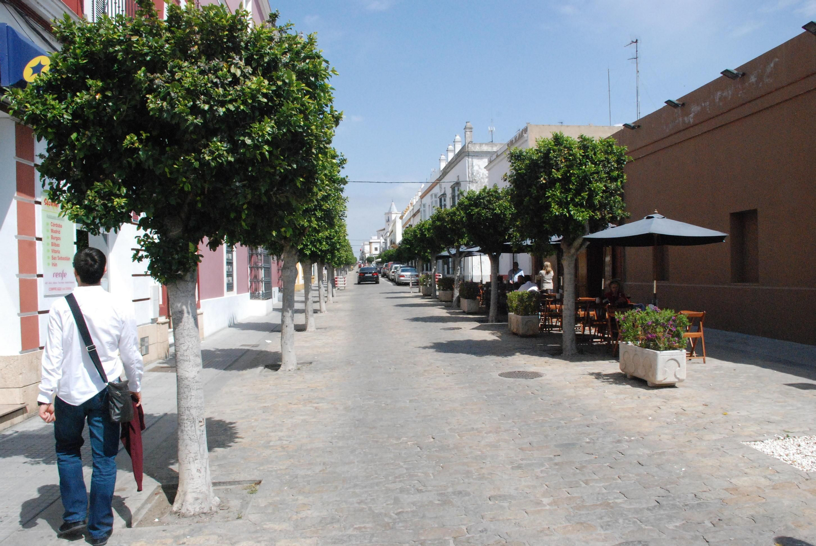 Tramo de la calle Ancha en el que se interrumpirá el tráfico.