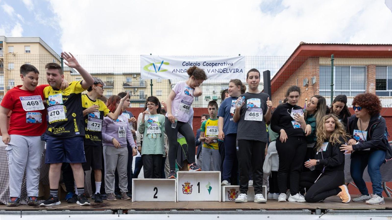 La carrera escolar de “La Gloria” que aúna inclusión y solidaridad, en imágenes