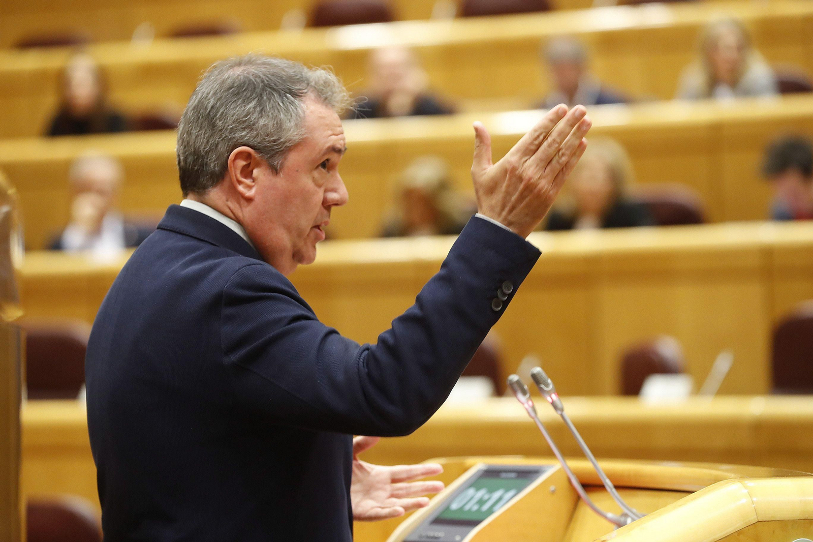 Juan Espadas, en una imagen reciente en el Senado.