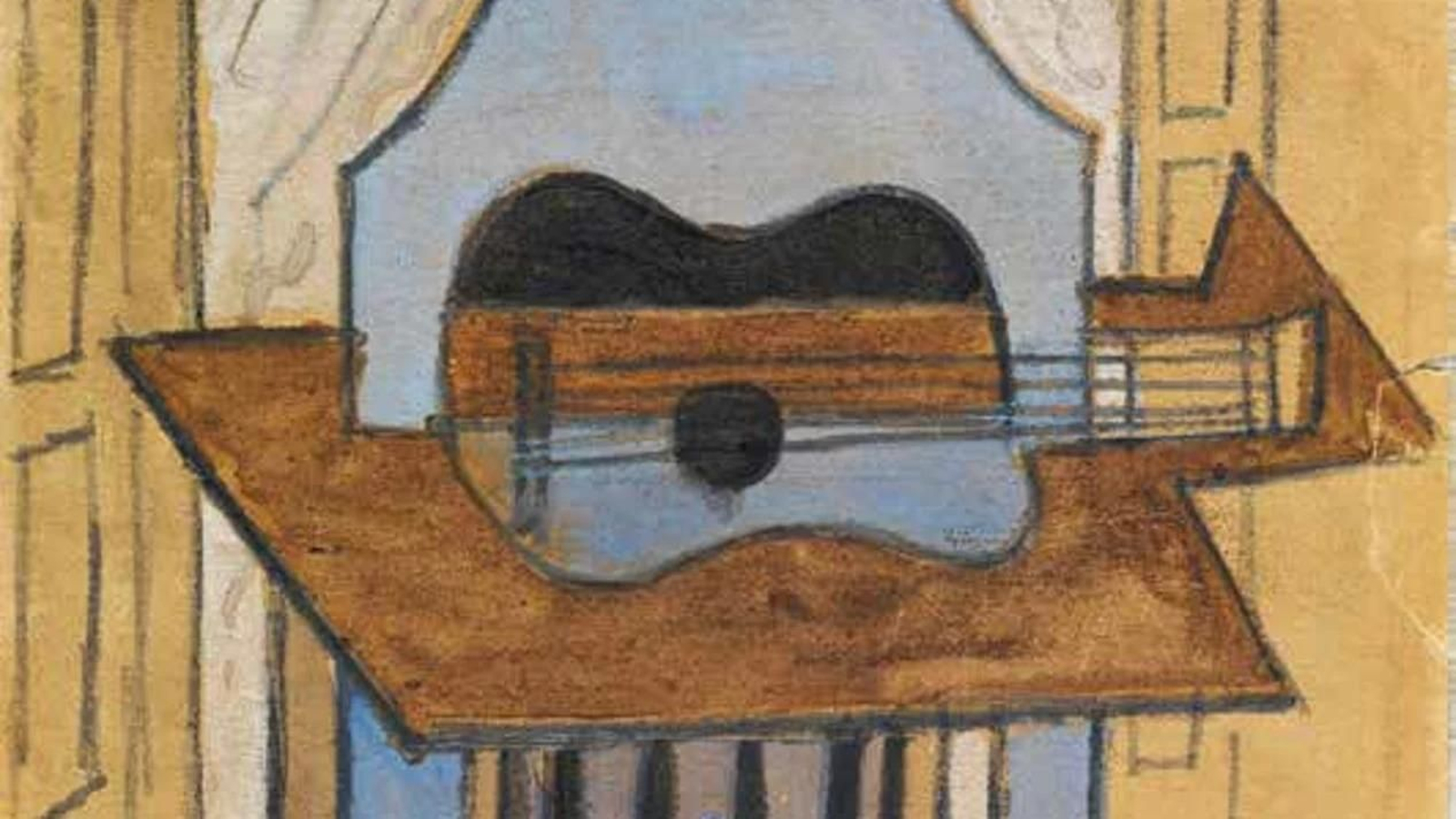 'Naturaleza muerta con guitarra', de Picasso.