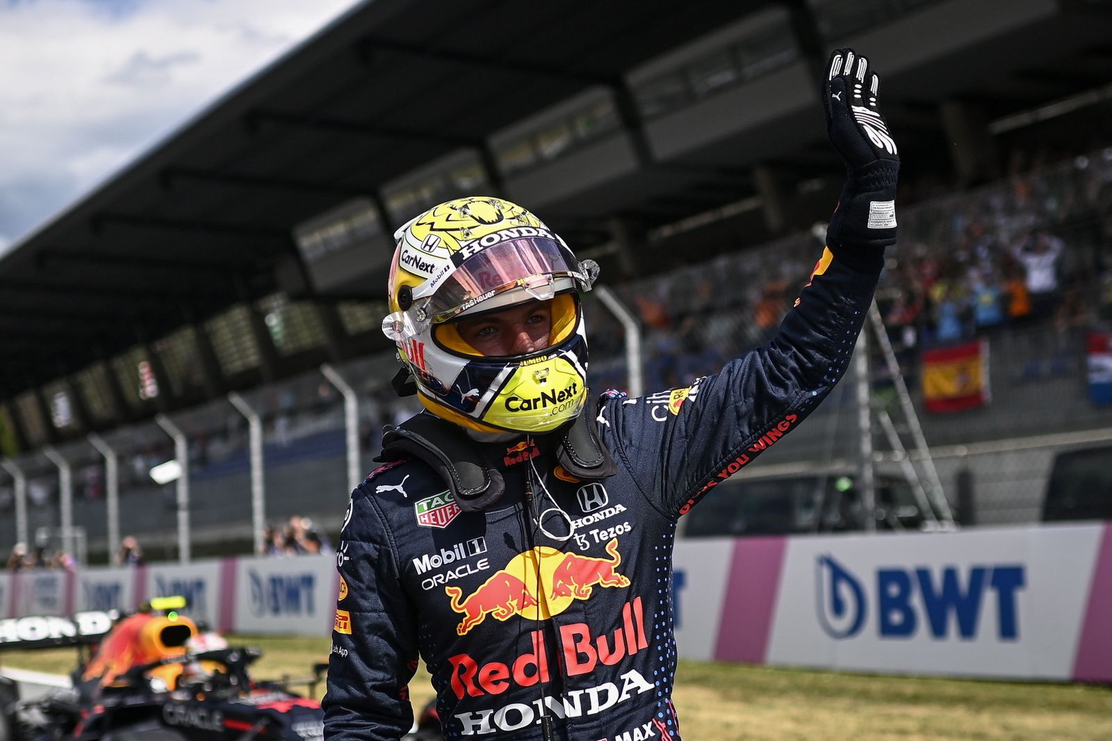 Verstappen celebra su primera plaza en la clasificación