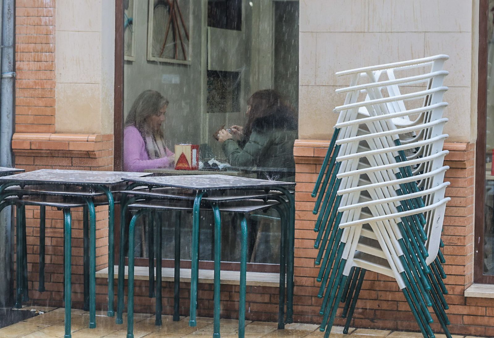 La borrasca Joseph a su paso por la ciudad, en fotografías