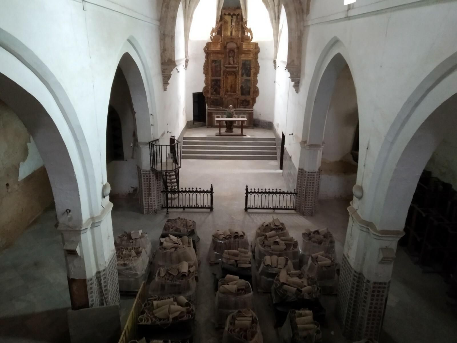 La iglesia del antiguo hospital de San Lázaro.