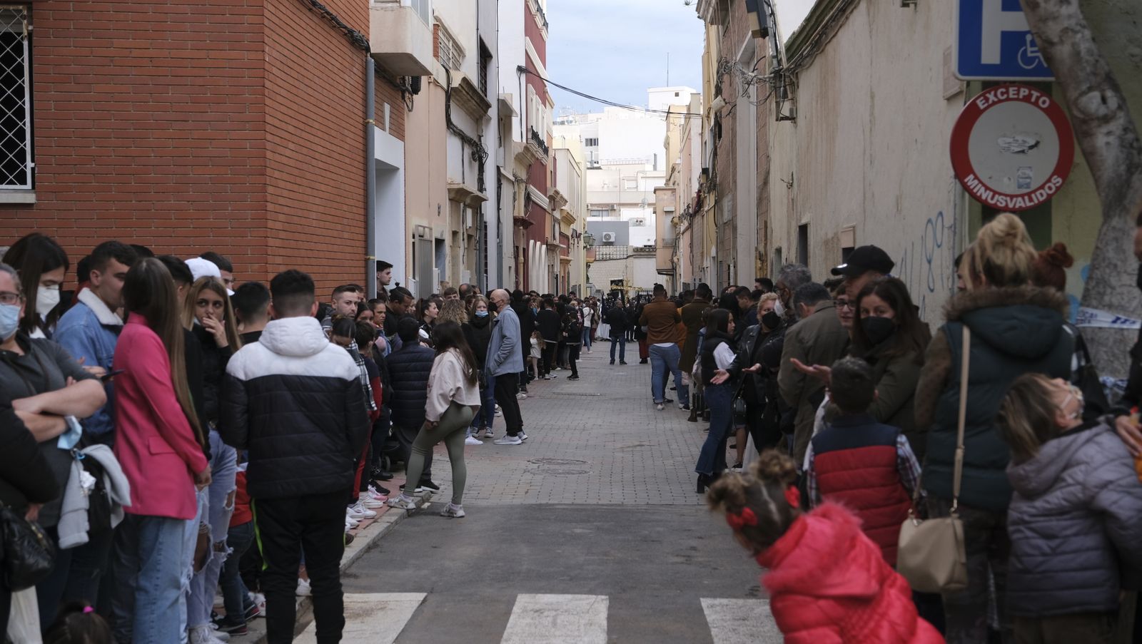 Procesión de Macarena en Almería, en imágenes.