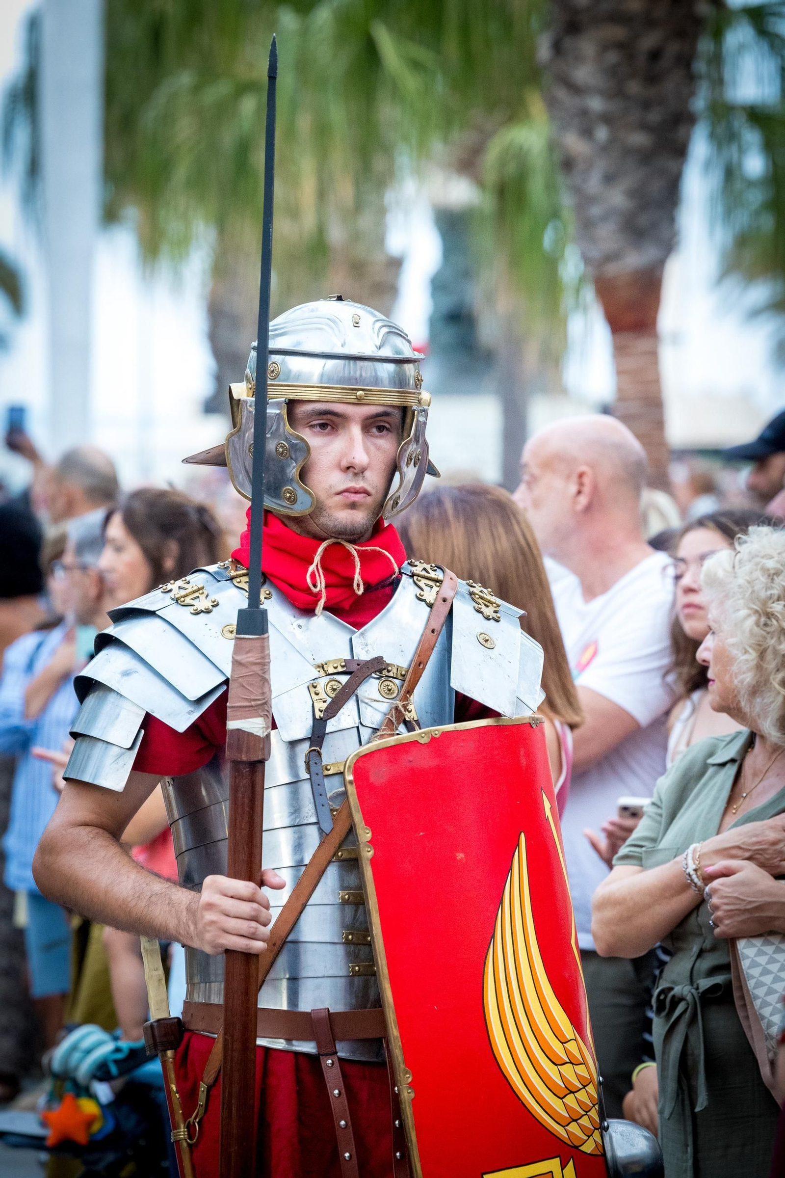 Las imágenes de la procesión del triunfo de Balbo el Menor en Cádiz Romana