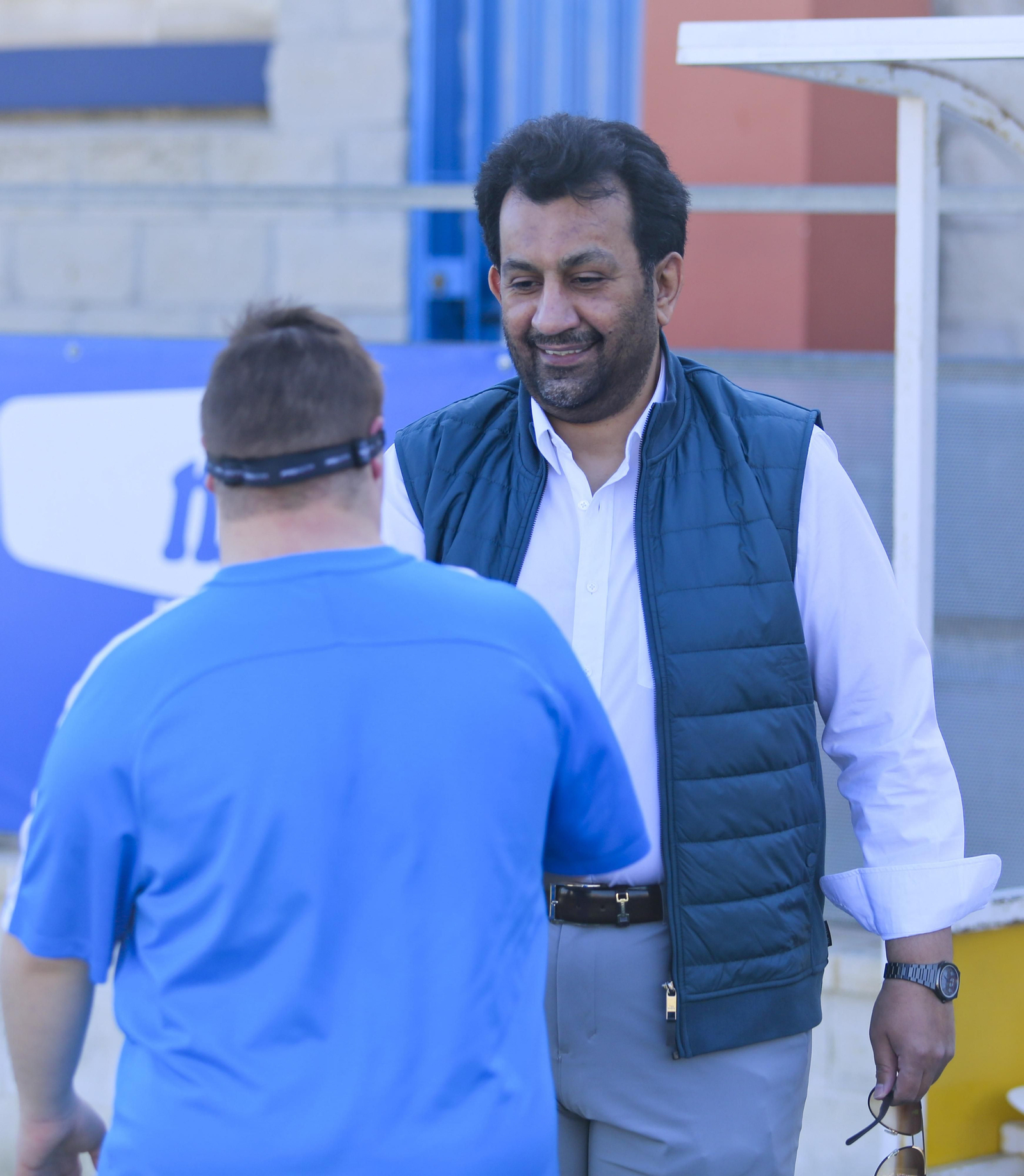 Las fotos del jeque Al-Thani con el Málaga Genuine