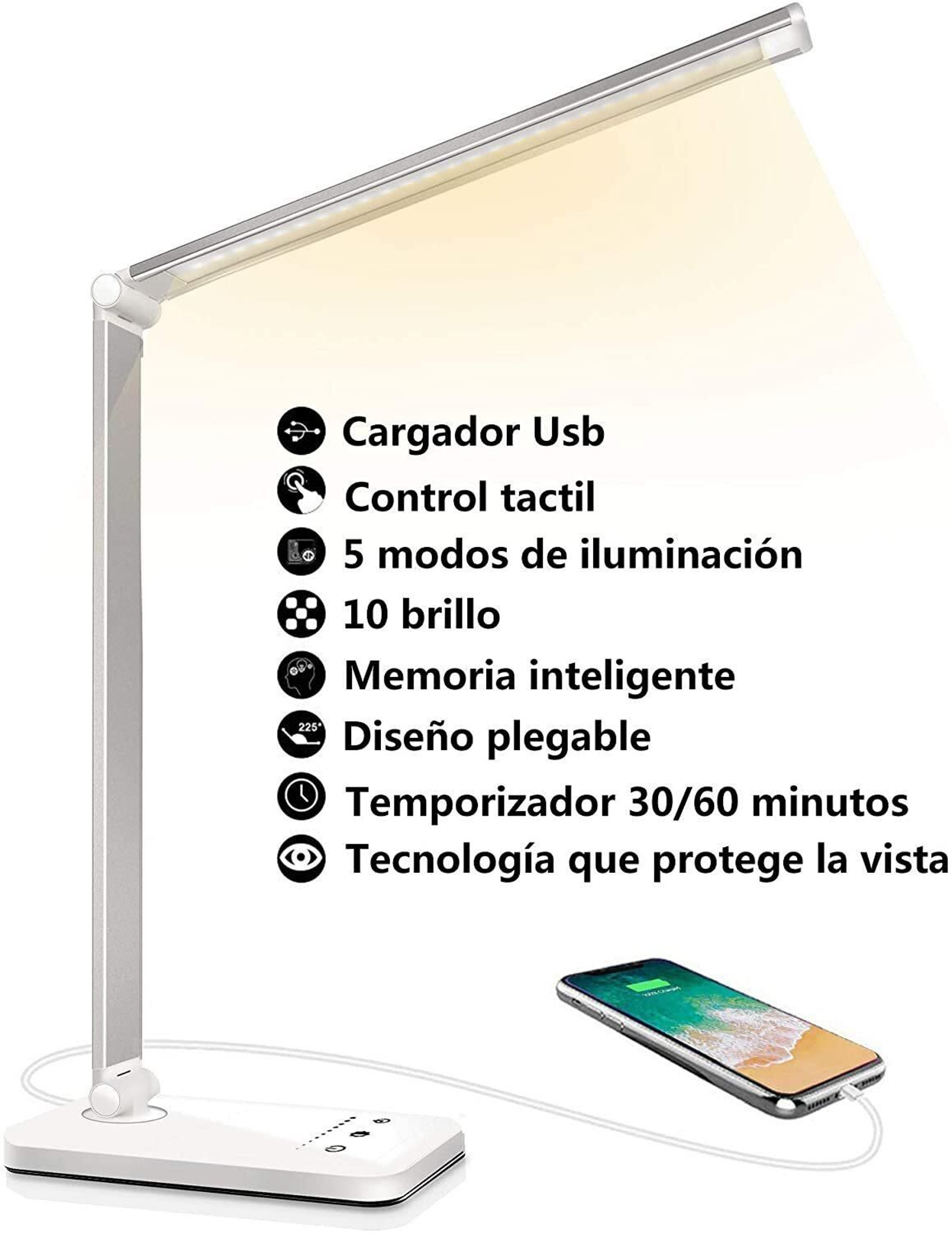 Lámpara LED de escritorio