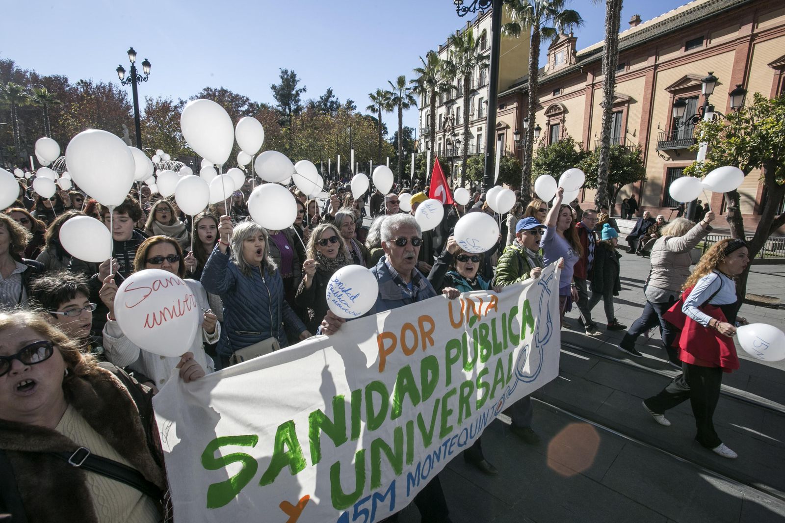La marea blanca, en Sevilla