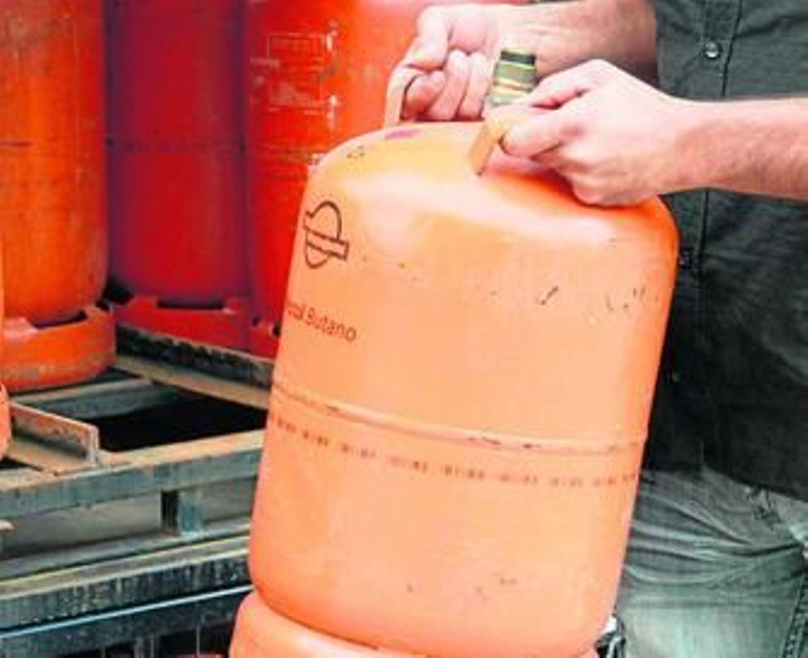 imagen de una bombona de butano.