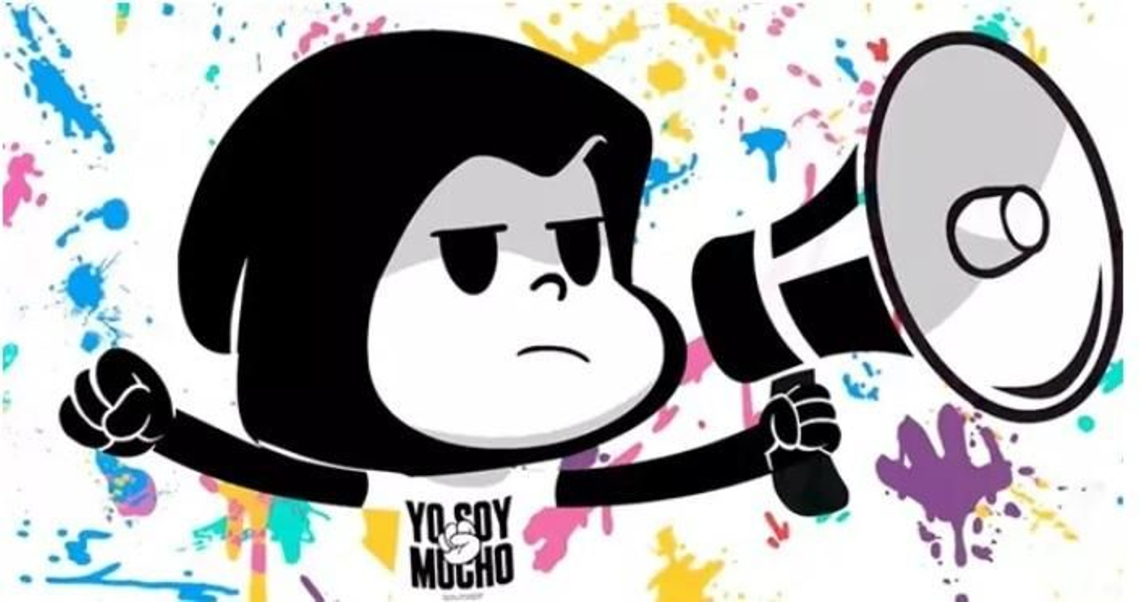 El personaje de Muchoyó, colaborador de seis ONG