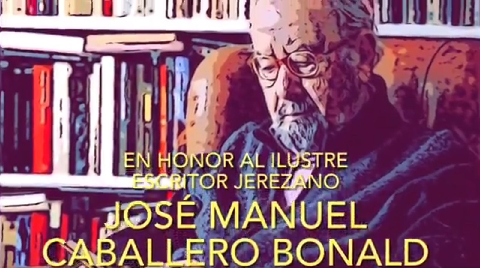 Comienzo del vídeo de los alumnos del CEIP Virgen del Mar dedicado a Caballero Bonald.