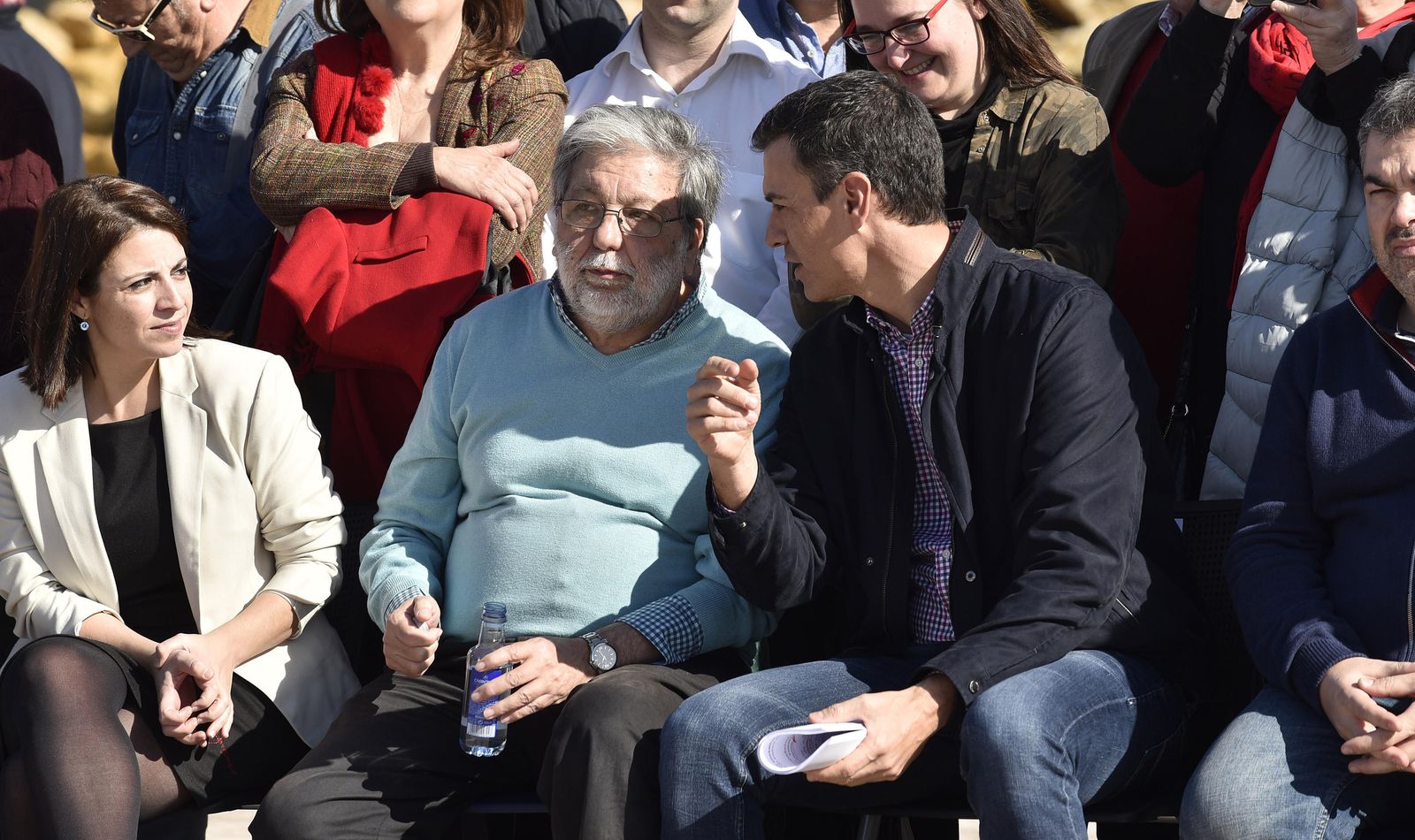 Las imágenes del acto de Pedro Sánchez en Dos Hermanas