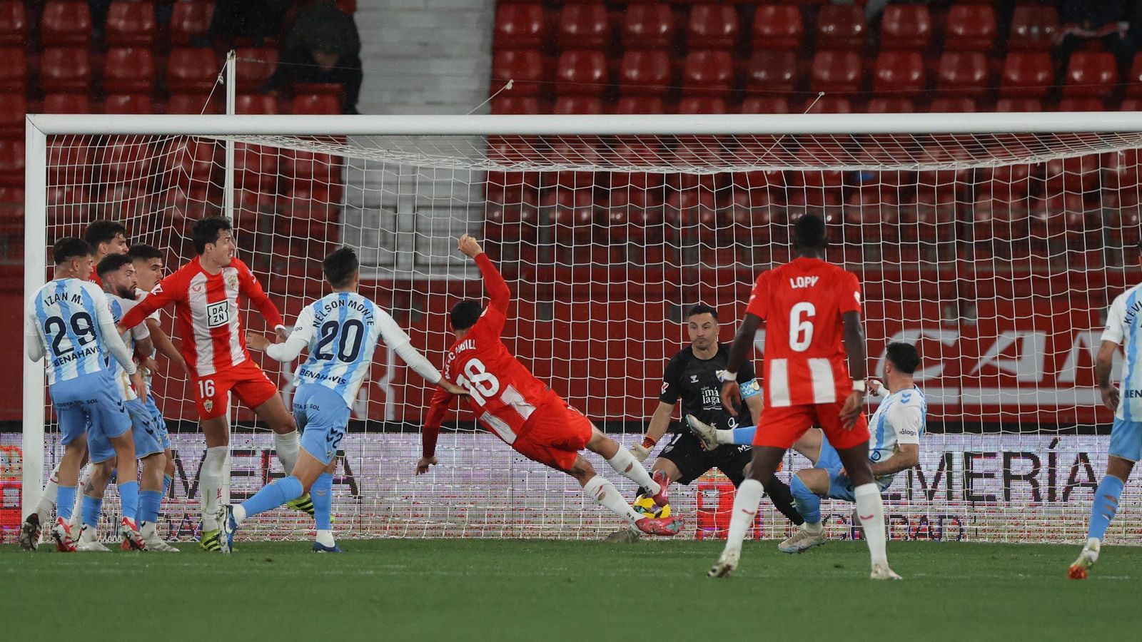Las fotos del UD Almería - Málaga CF