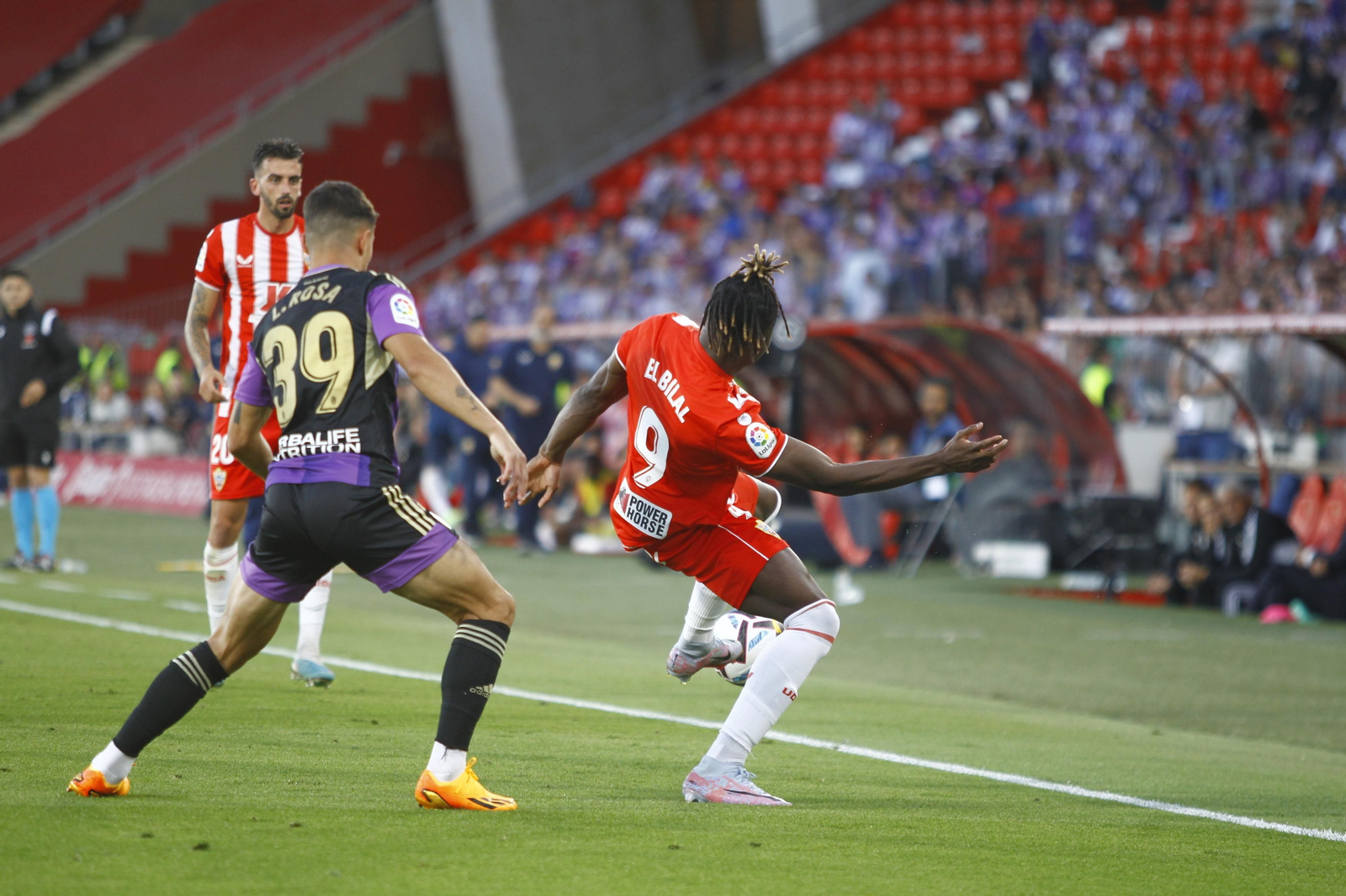 Imágenes del partido U.D. Almería-Real Valladolid C.F.