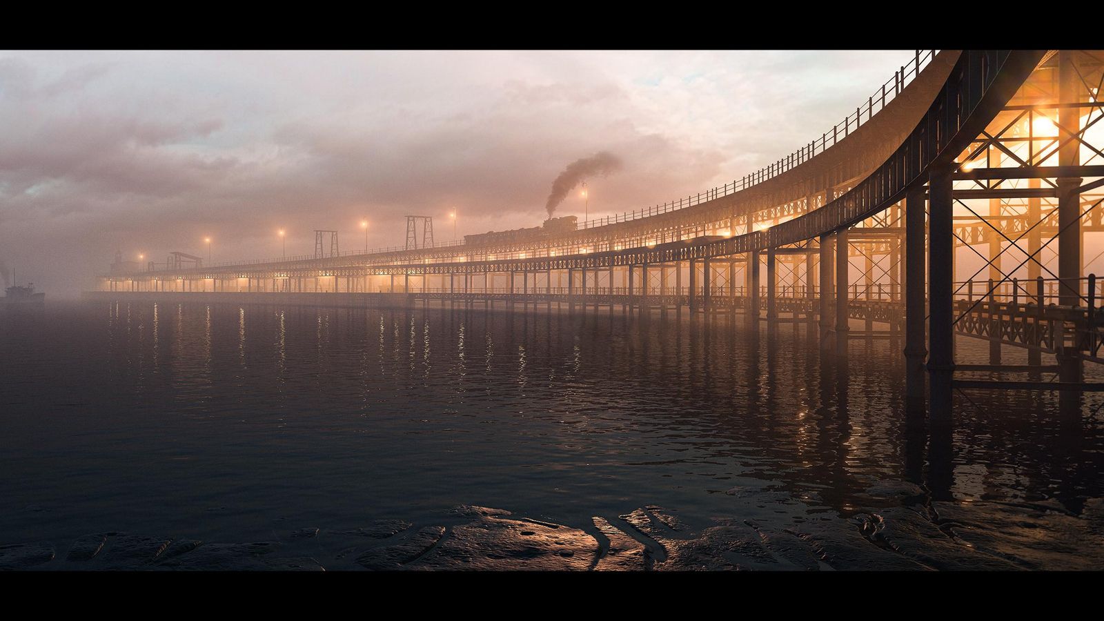 El Muelle de la Rio Tinto en sus primeros años El Muelle de la Rio Tinto en sus primeros años