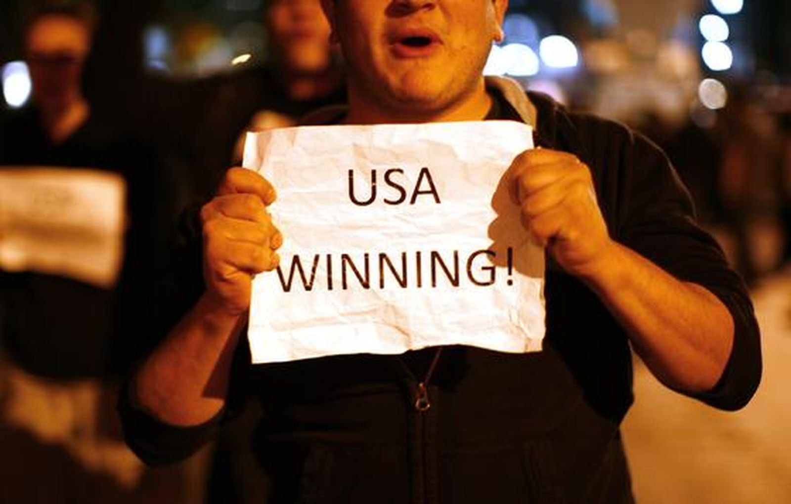 Fiesta en las calles de Washington y Nueva York por la muerte del líder de Al Qaeda.

Foto: AFP/Reuters/EFE