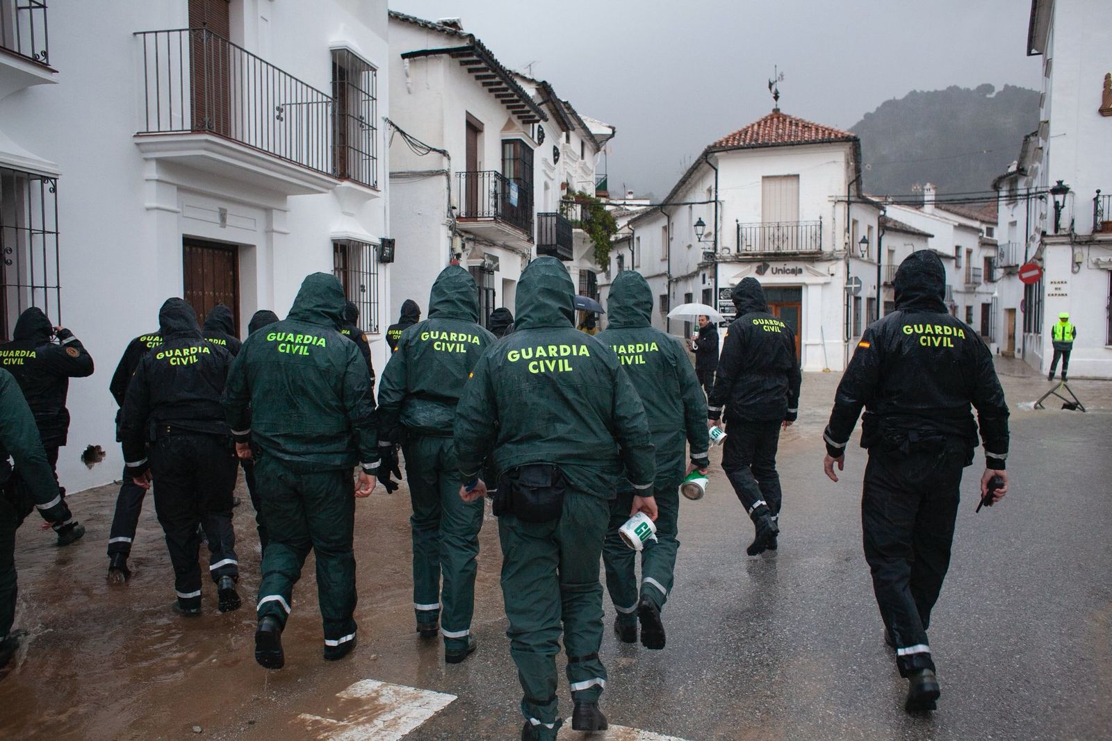 Las imágenes de Grazalema el día del desalojo