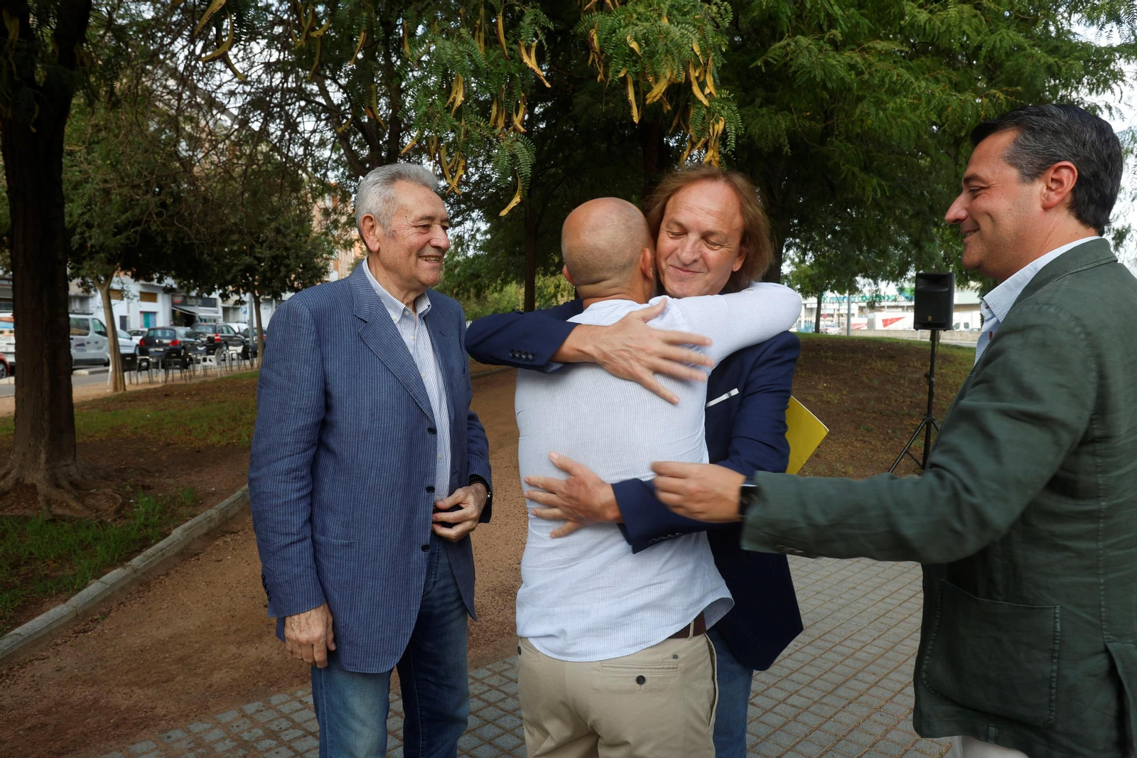 Las mejores imágenes del acto en homenaje a Juanín, leyenda del Córdoba CF