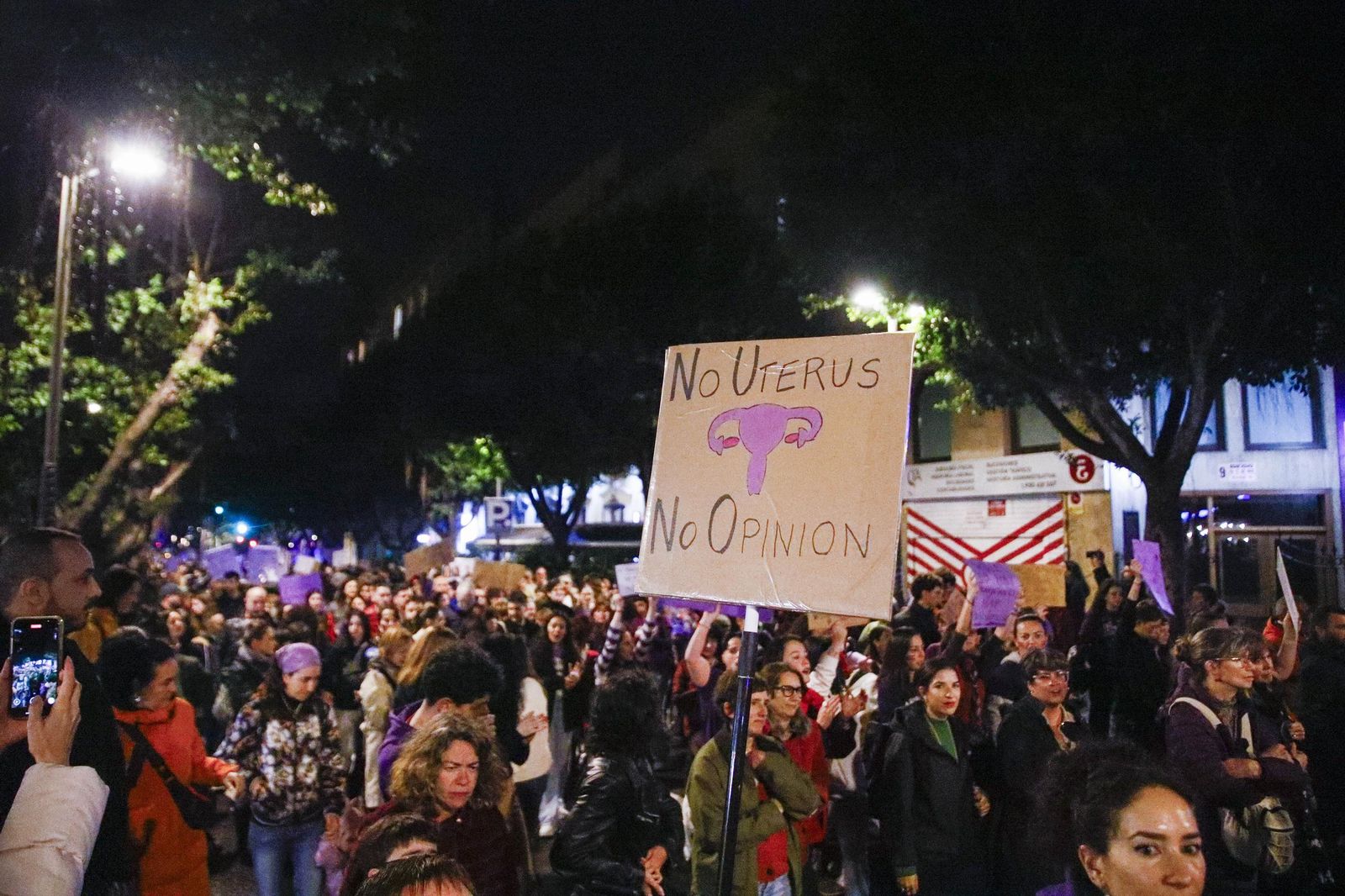 Las imágenes de la manifestación realizada por Asamblea Feminista 8M en Almería