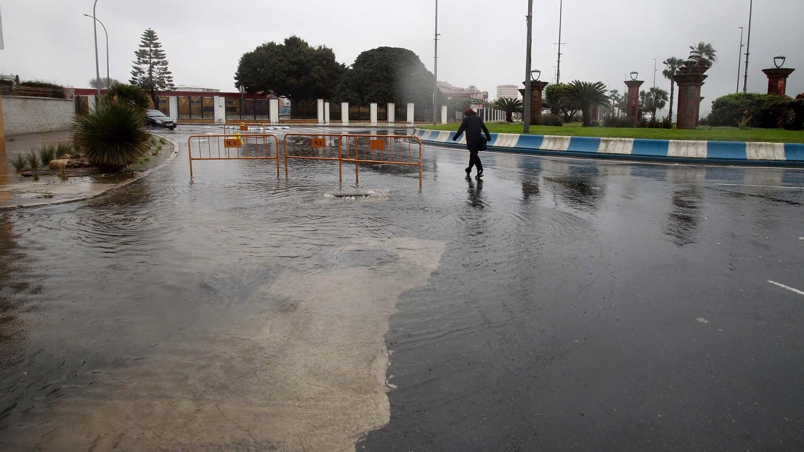 Las fotos del temporal de lluvia en el Campo de Gibraltar