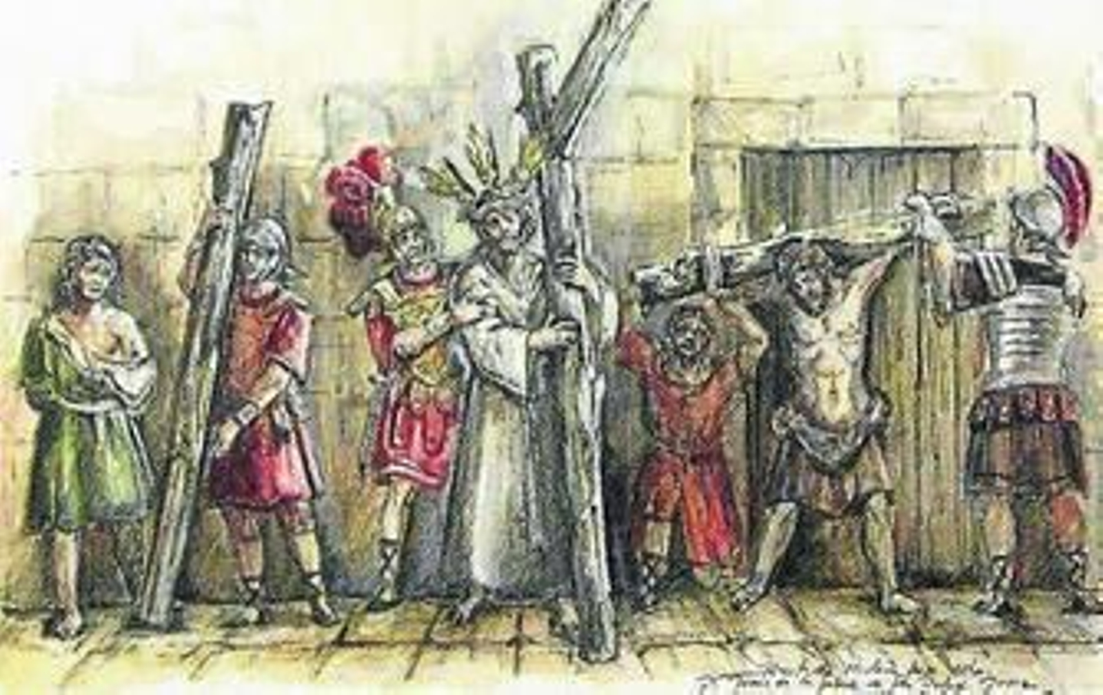 Boceto de Aguado para el misterio de la Salud.