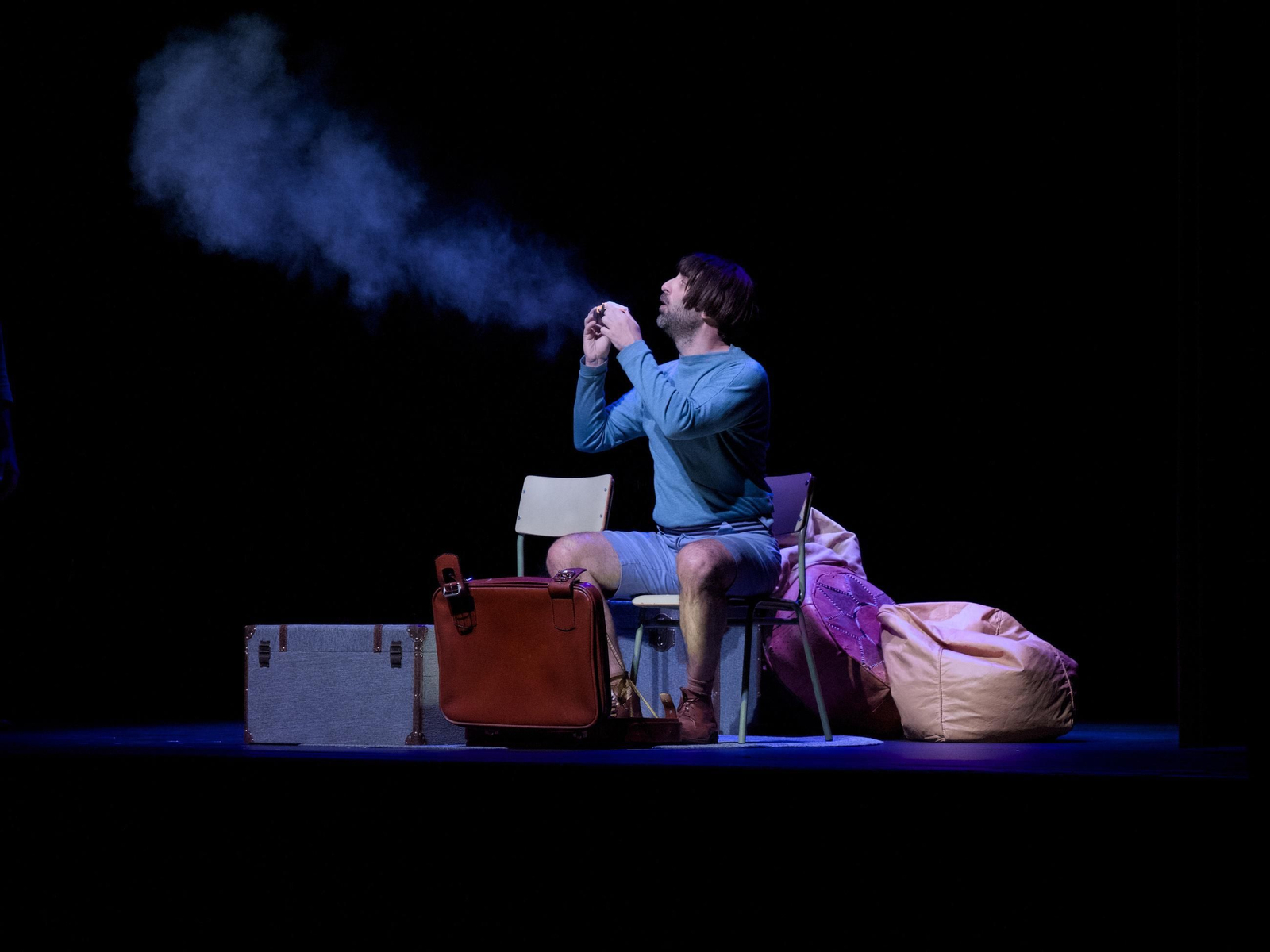 Montaje del Festival de Teatro del Humor de Santa Fe.