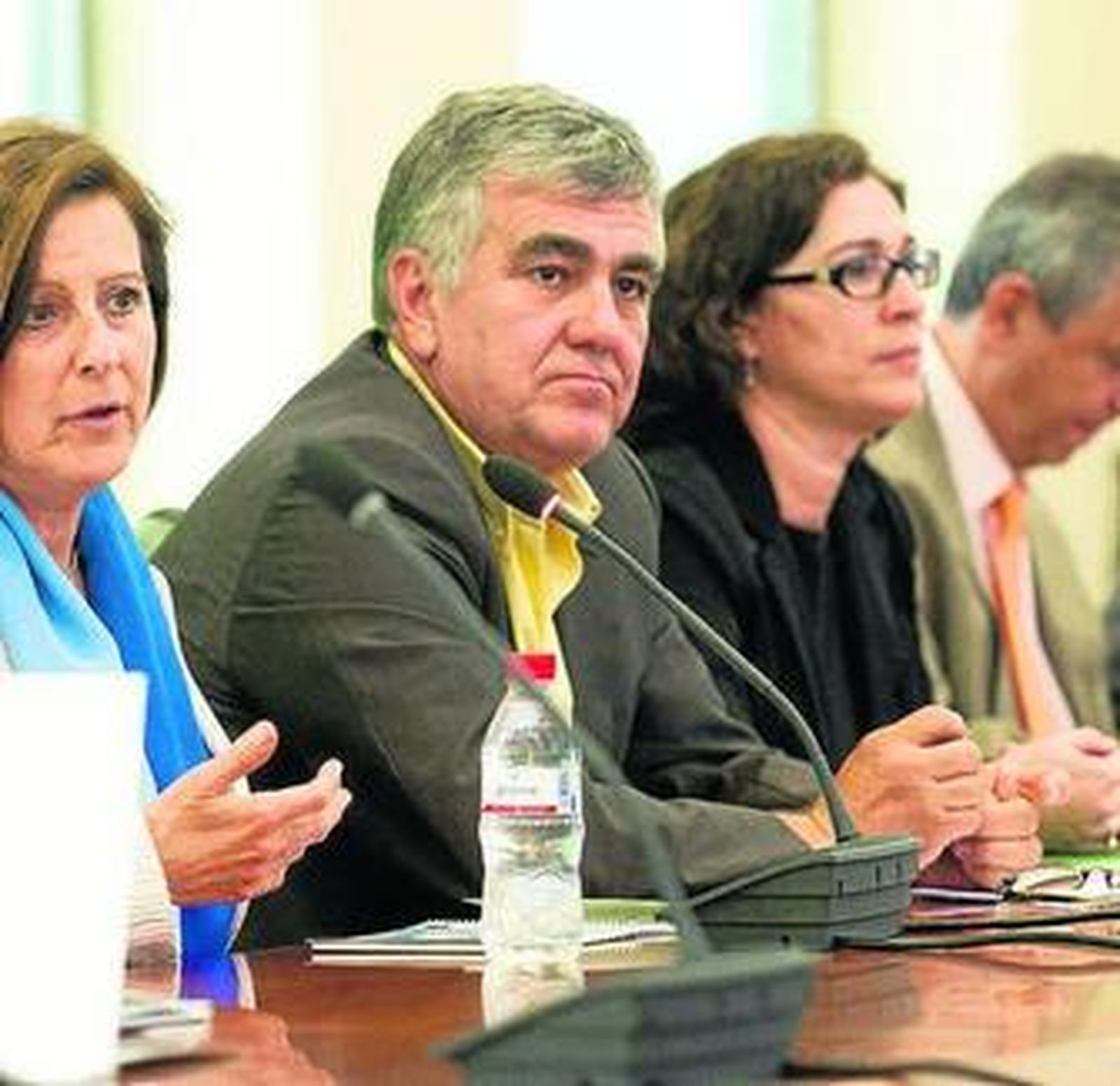Juan Jesús Jiménez, en la rueda de prensa que dio ayer en Granada.