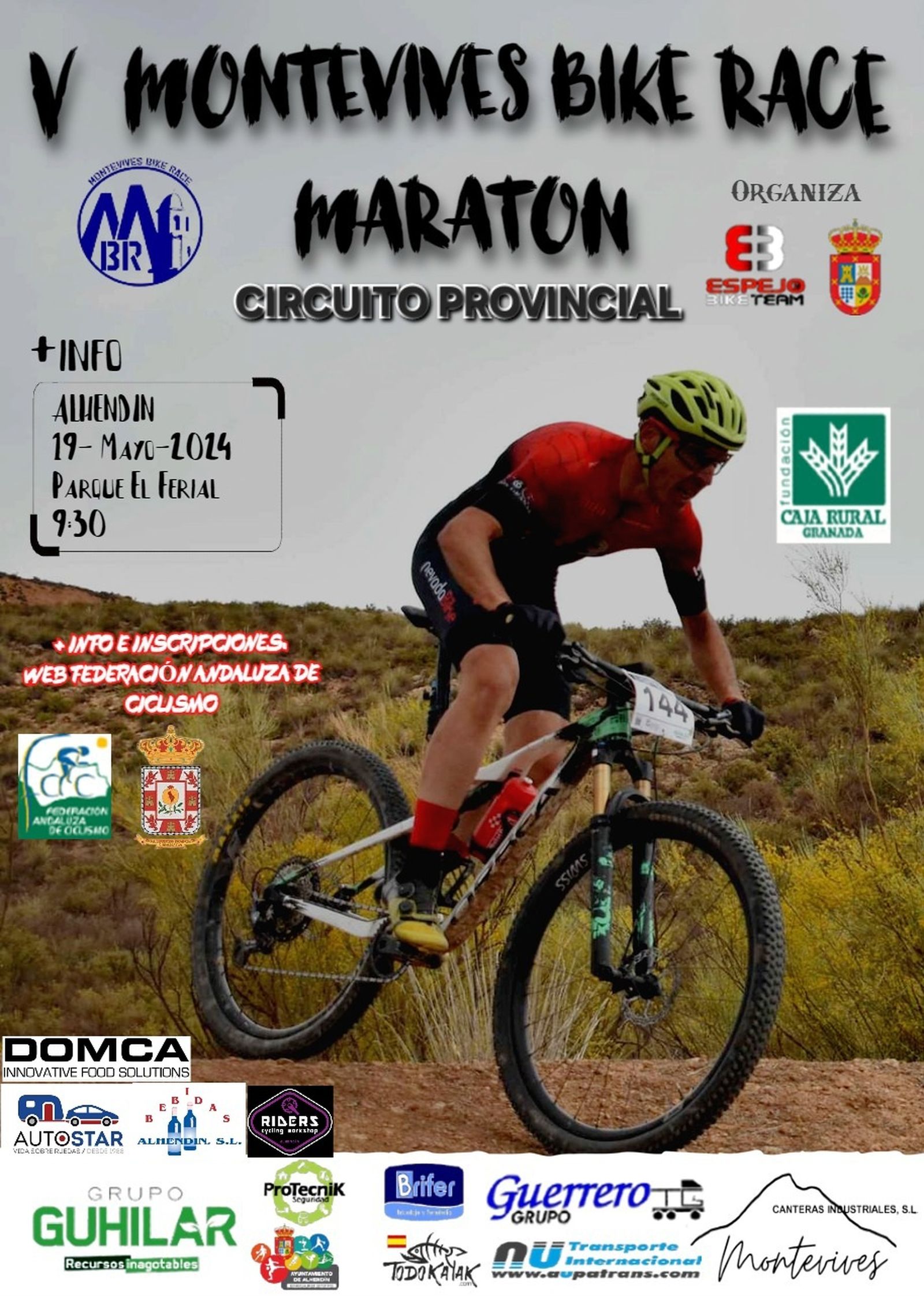 Cartel anunciador de la prueba