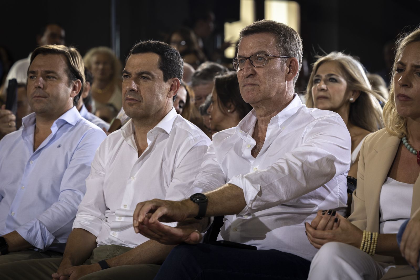 Las imágenes del mitin de Alberto Nuñez Feijoó en Cádiz