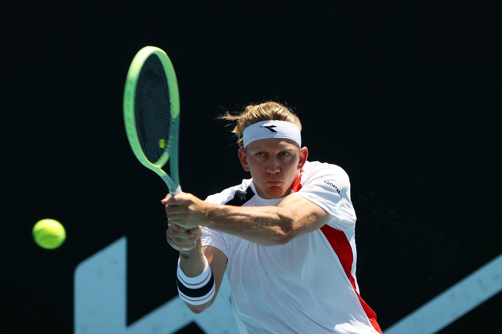 Las fotos del Davidovic - Bublik en el Open de Australia