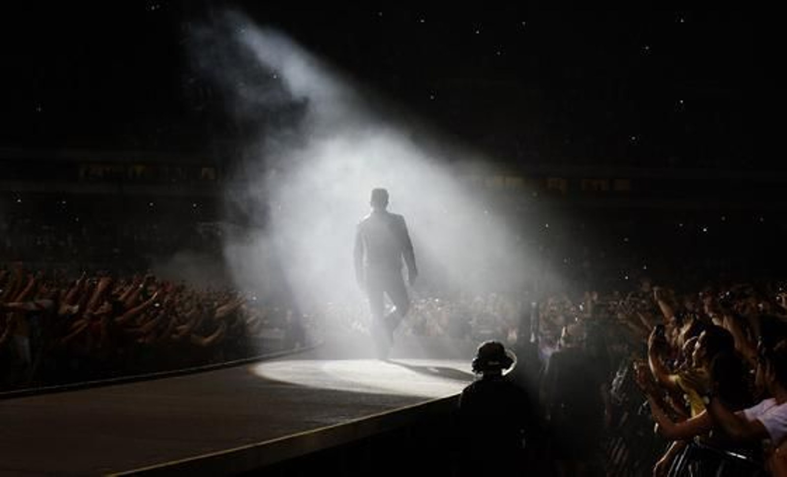 Gran puesta en escena de Bono.

Foto: Pizarro