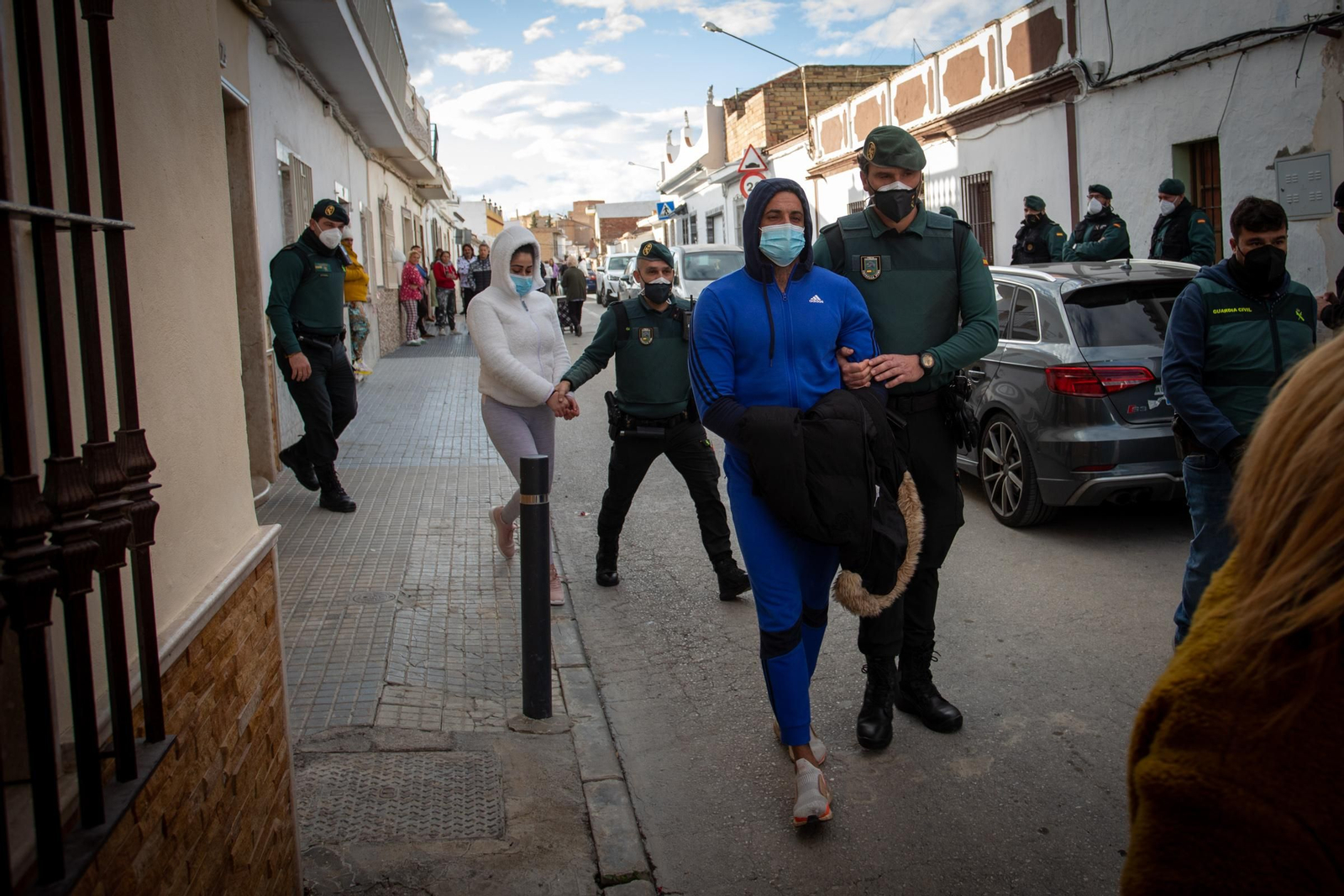 Operación de la Guardia Civil contra el clan de Los Piños en Puerto Serrano