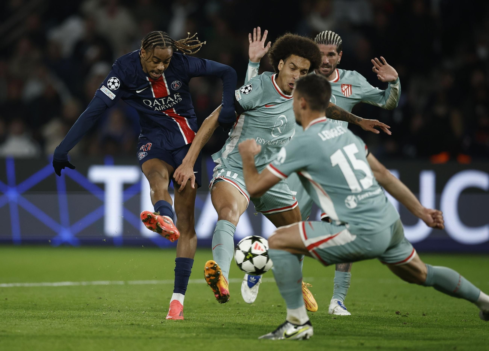 Las fotos del PSG - Atlético de Madrid