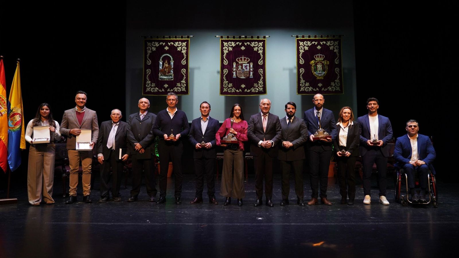 Premiados en la Gala del Deporte de Algeciras del año 2025.