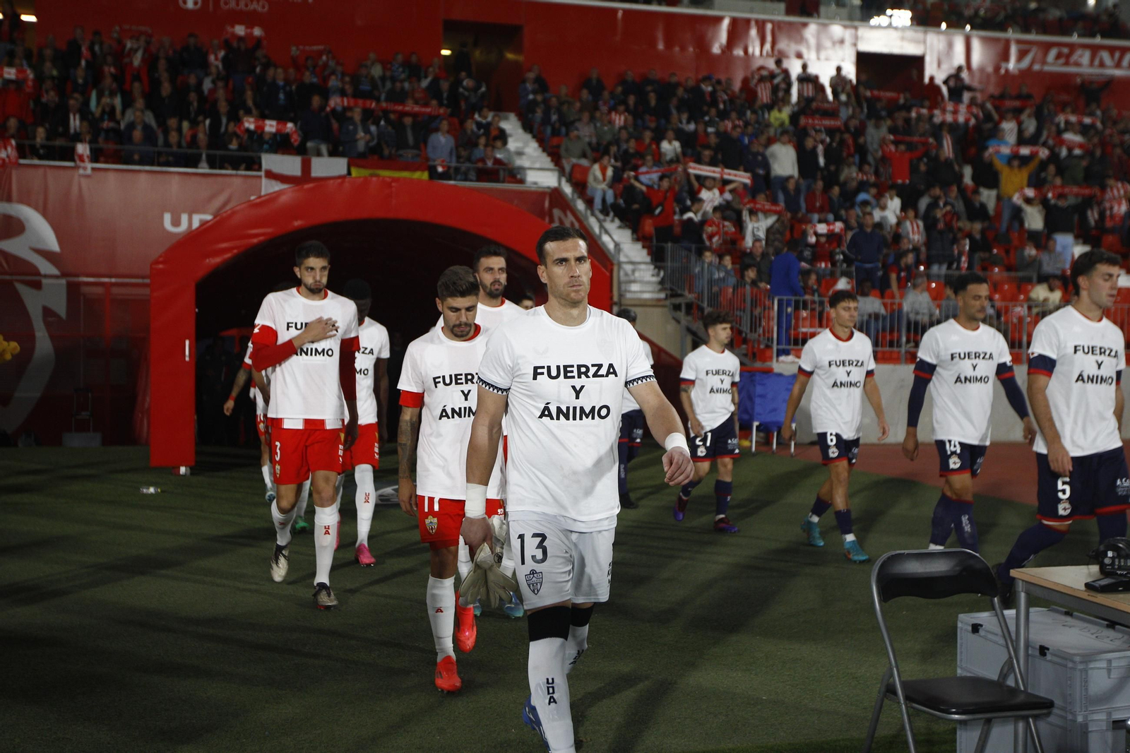 El partido U.D. Almería-Deportivo de La Coruña, en imágenes