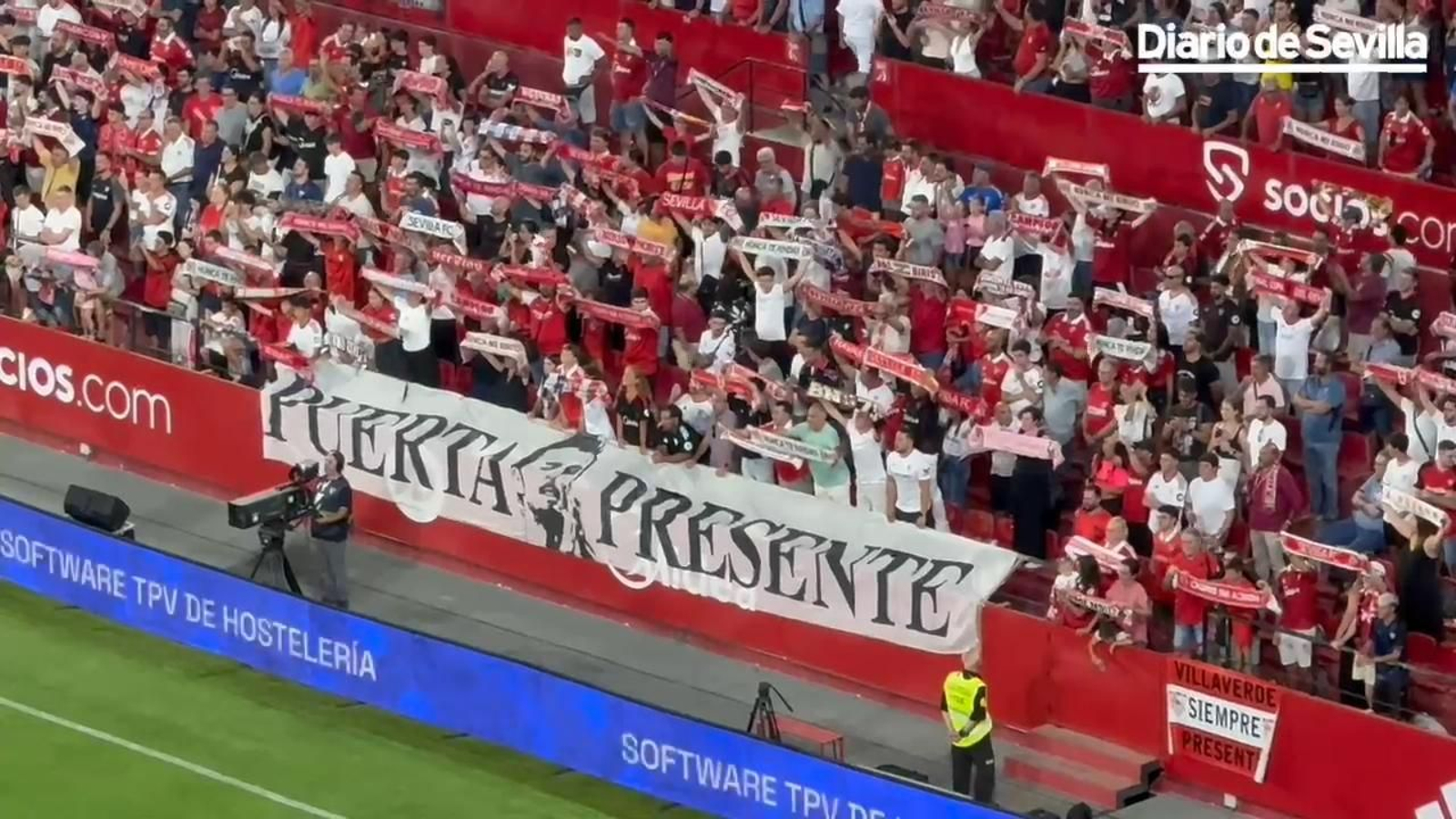 El emocionante recuerdo de la afición del Sevilla a Antonio Puerta 18 años después