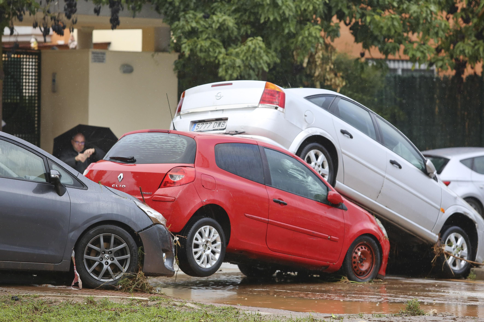 Las fotos de Campanillas inundada por el desbordamiento del río