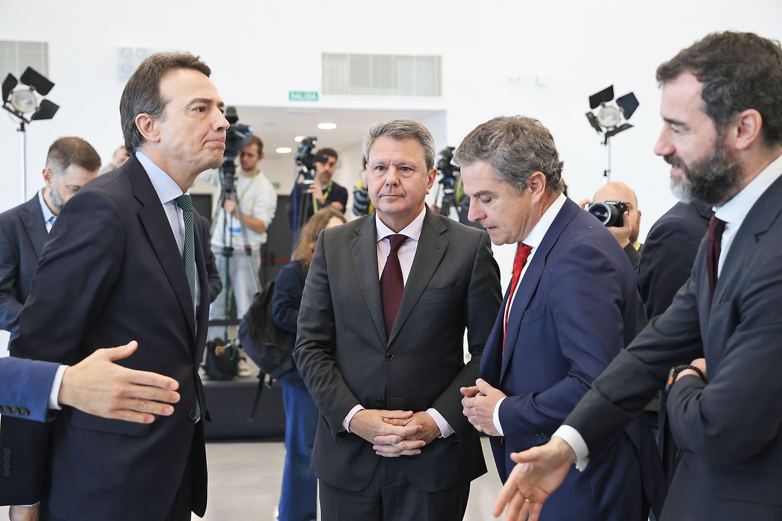Las fotografías de la presentación del barco de bunkering de GNL y BioGNL 'Alisios LNG', de la filial de Enagás