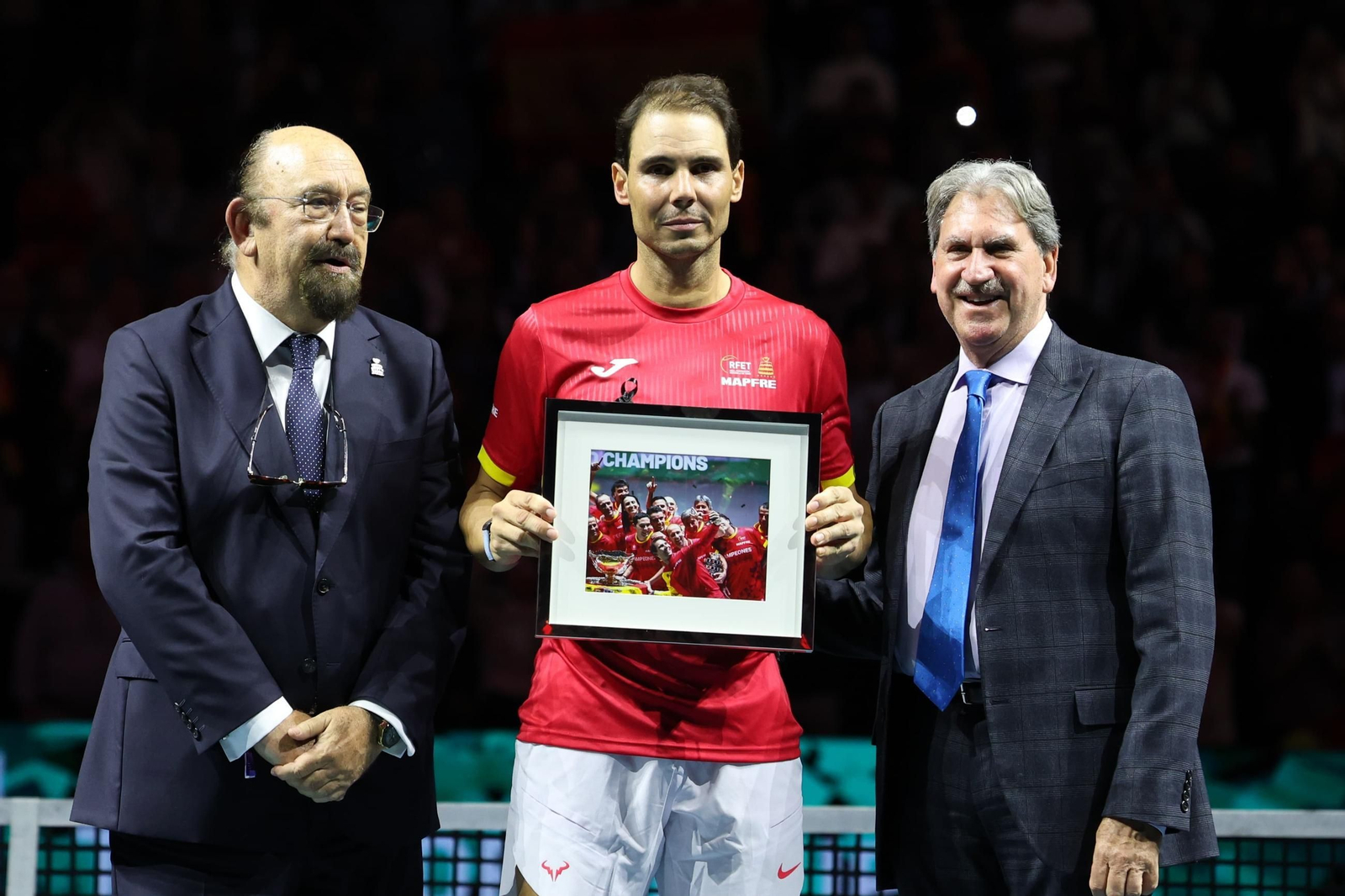 El homenaje a Rafa Nadal, en fotos