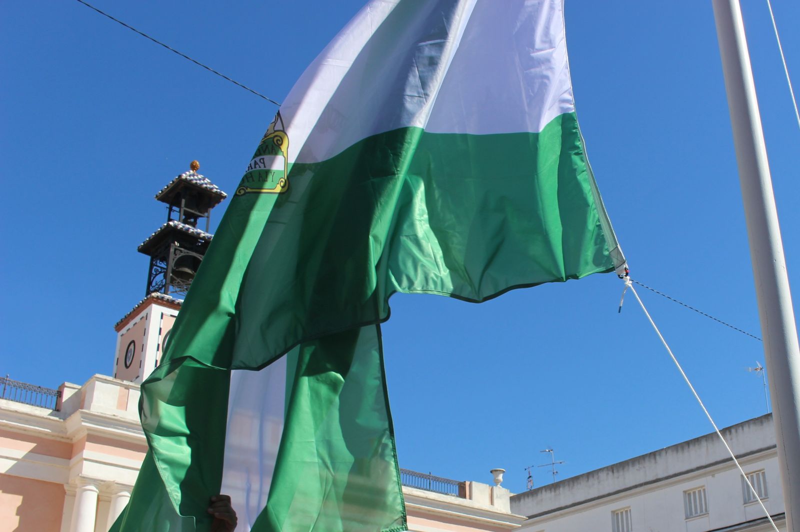 Bandera de Andalucía en Puerto Real