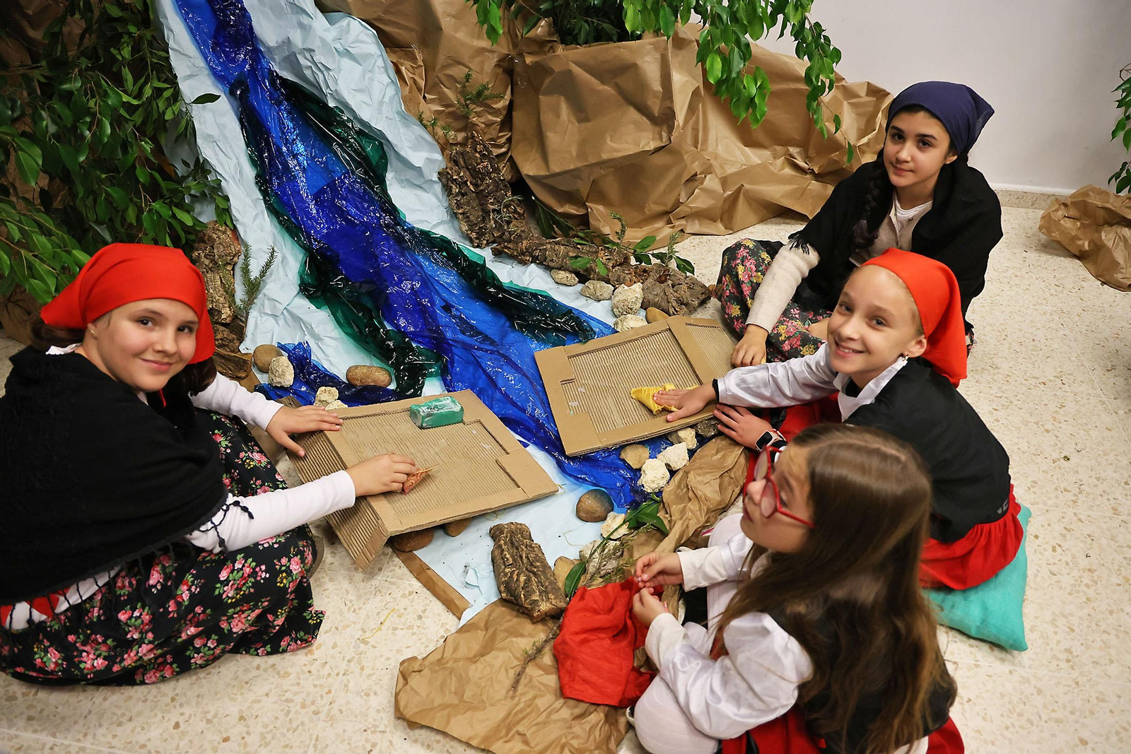 El impresionante Belén viviente del CEIP 12 de Octubre