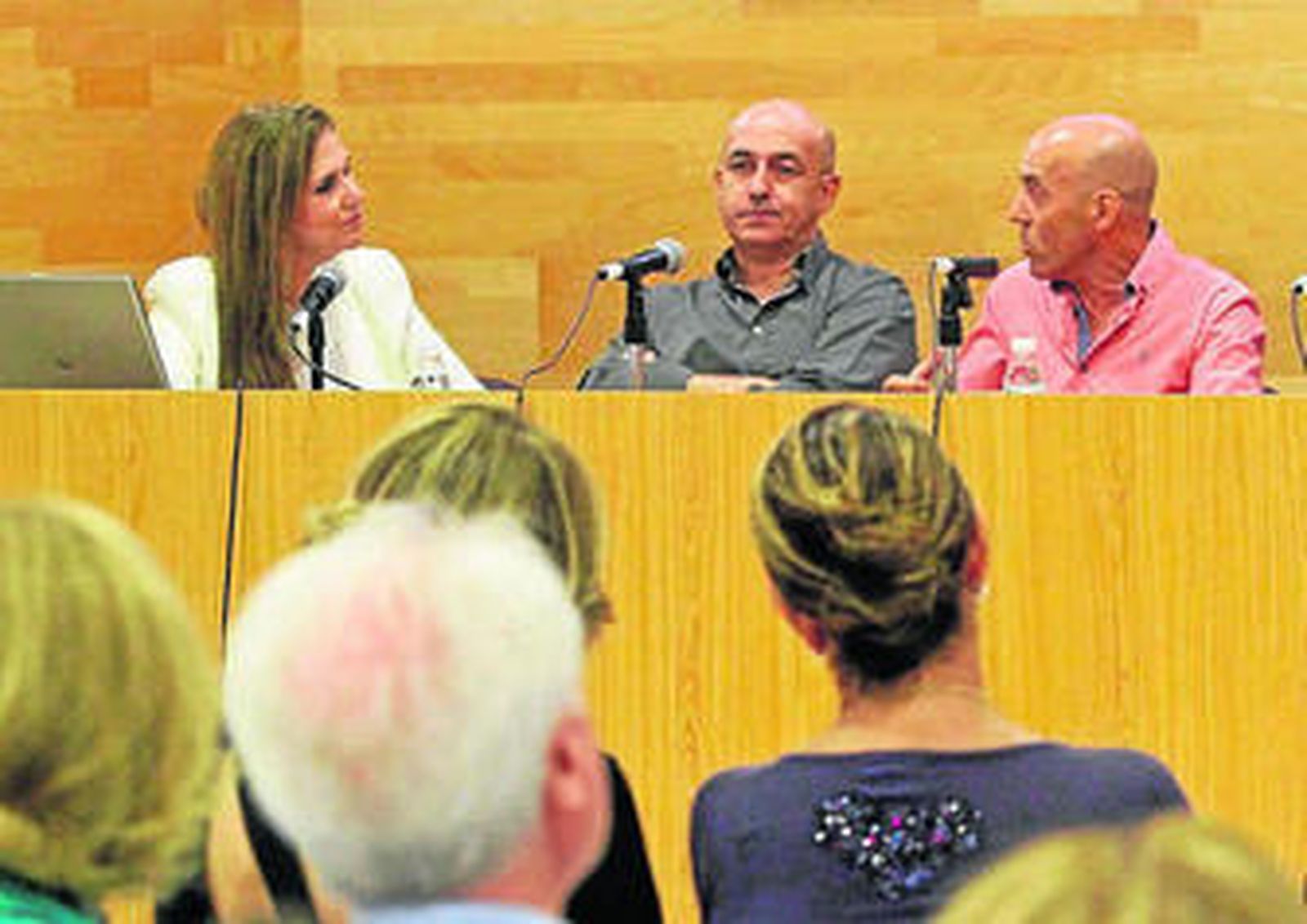 Mónika Bellido, José María Banderas y Salvador Andrades.