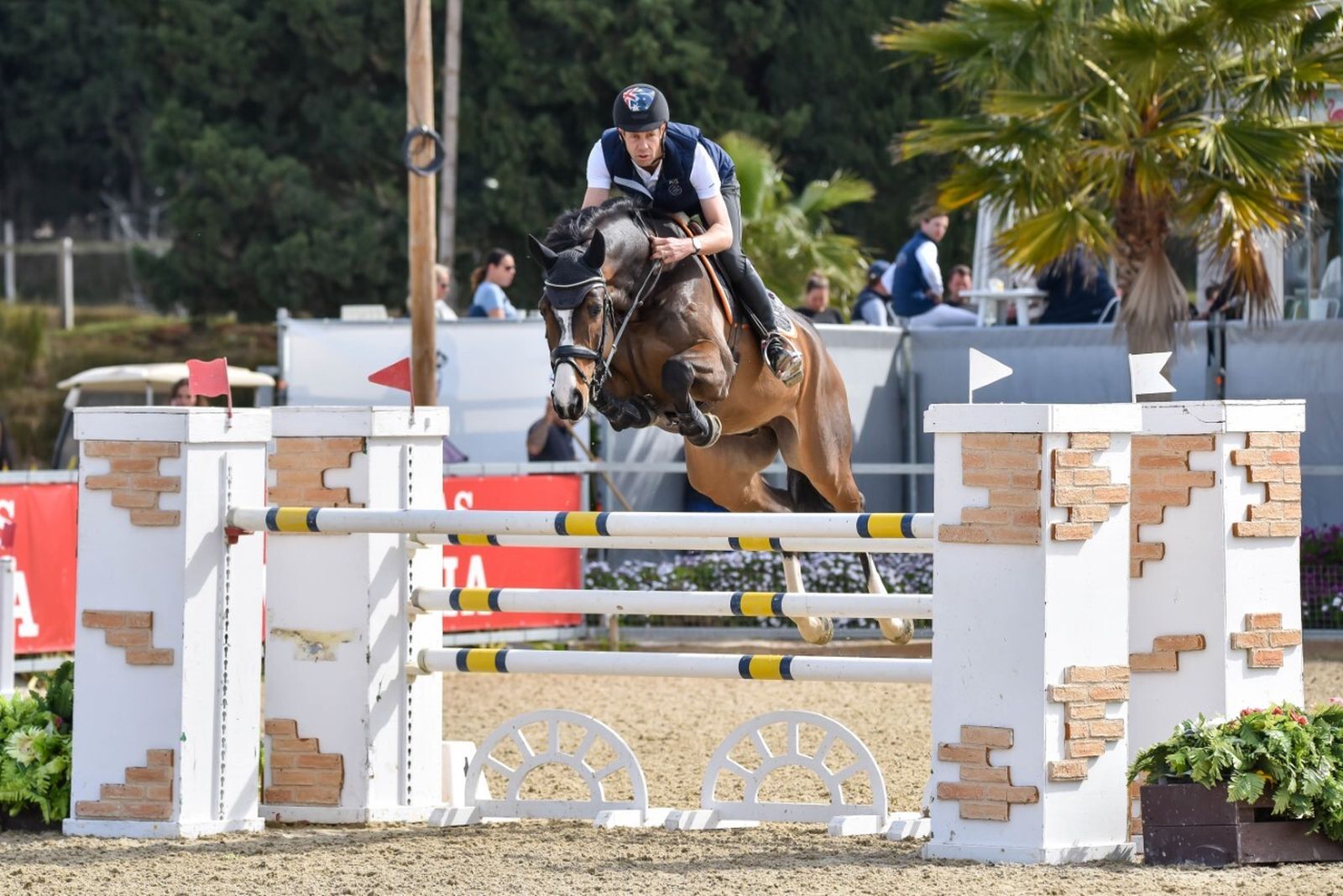 Chris Burton, ganador de las dos pruebas de siete años disputadas en Montenmedio.