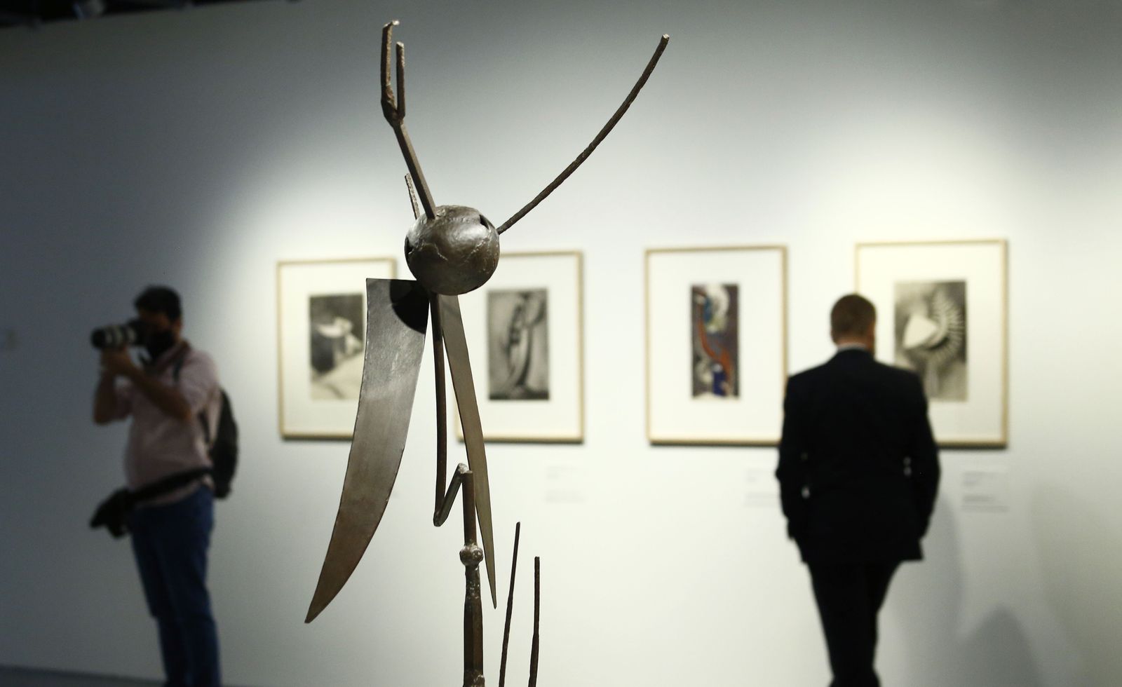 Escultura de la muestra 'Julio González', expuesta en el Centre Pompidou Málaga.