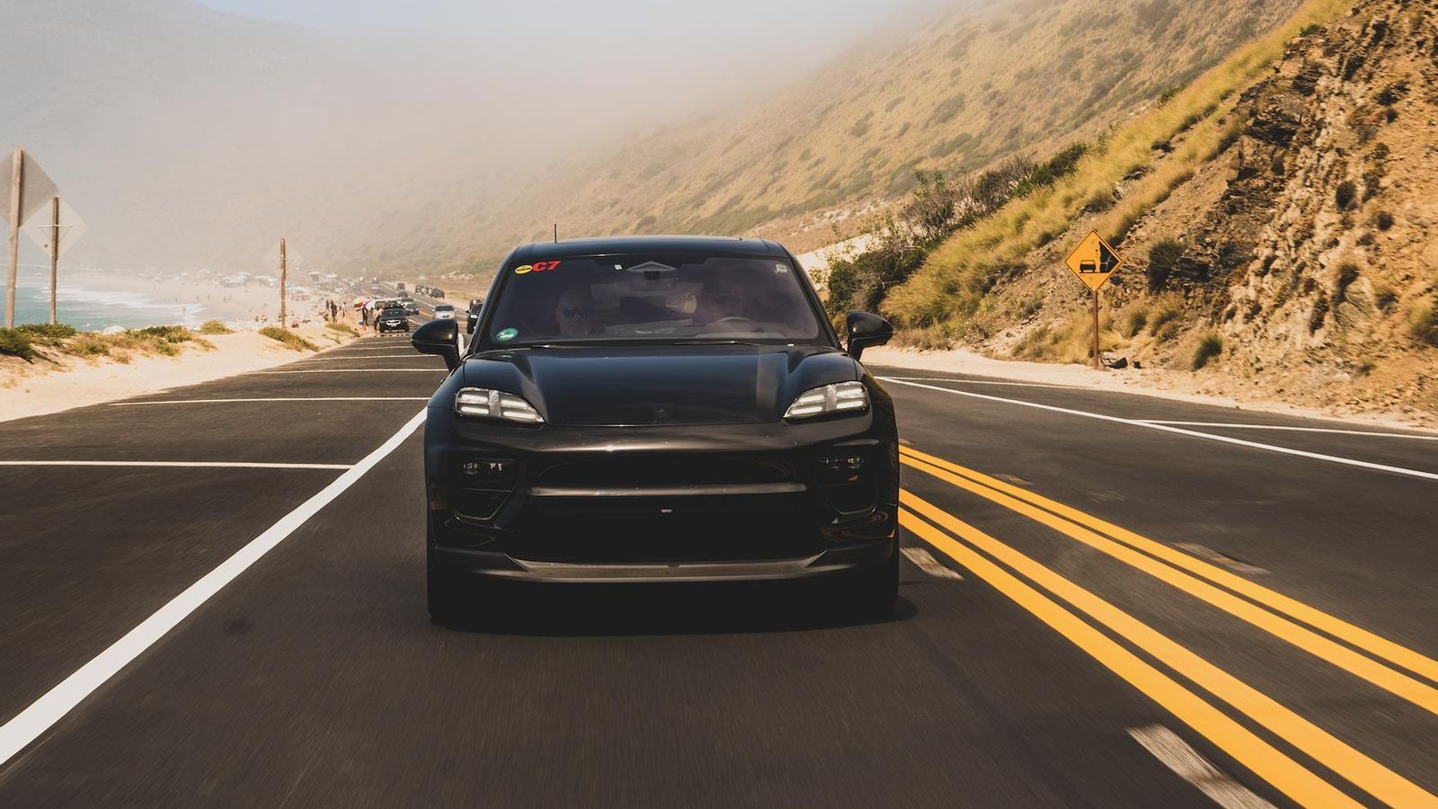 El nuevo Macan eléctrico dispondrá de aerodinámica activa, con la que obtiene un Cx de 0,25.