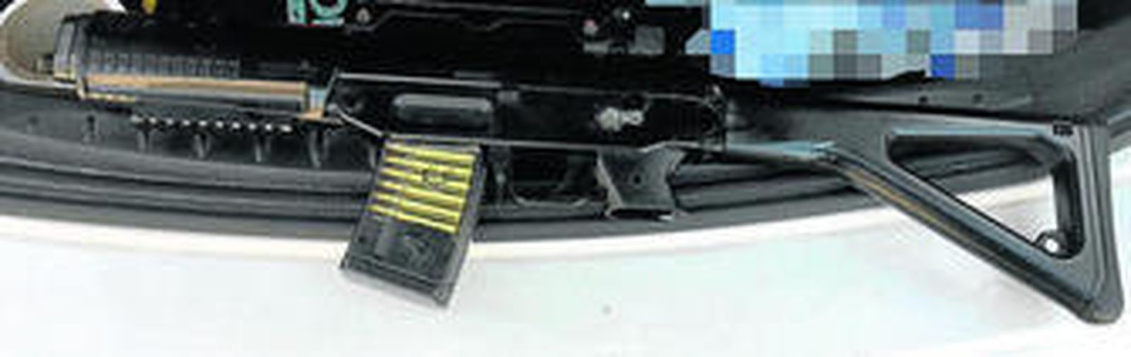 El arma que fue intervenida.