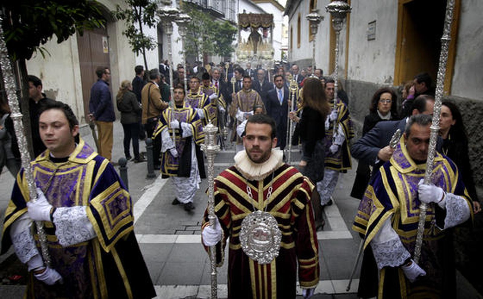 La Virgen del Valle, durante el recorrido.

Foto: Miguel Angel Gonzalez