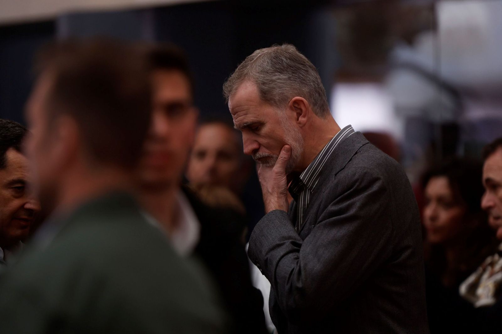 La visita de los Reyes a los heridos del accidente de Adamuz en el Hospital Reina Sofía