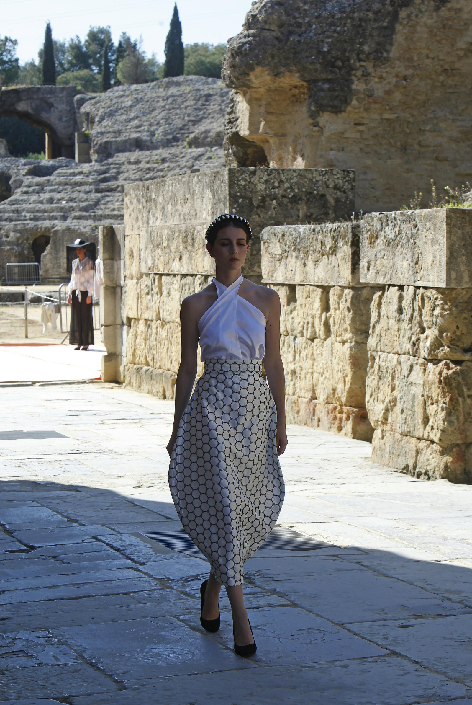 Pase de modelos en Itálica